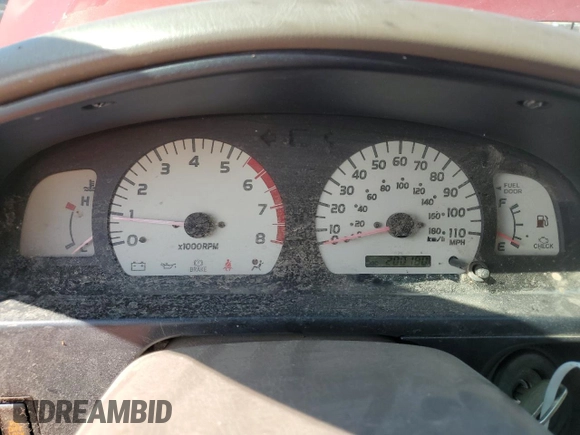 2002 Toyota Tacoma PreRunner with VIN 5TEGN92NX2Z014116, listed as a Copart auction lot 55982425 with 200,180 mi miles and Salvage title. Bid and sale history available at DreamBid. Image 9.