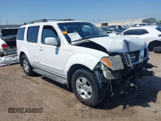 2007 Nissan Pathfinder SE with VIN 5N1AR18U37C601222, listed as a IAAI auction lot 42017892 with 214,407 mi miles and . Bid and sale history available at DreamBid. Image 1.