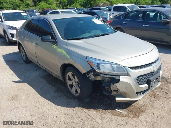 2015 Chevrolet Malibu LS with VIN 1G11B5SL3FF338722, listed as a IAAI auction lot 42043104 with 162,098 mi miles. Bid and sale history available at carsss.com. Image 1.