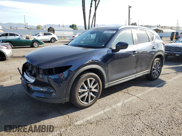 2018 Mazda CX-5 Touring with VIN JM3KFBCM2J0322214, listed as a Copart auction lot 51343775 with 45,915 mi miles and Salvage Title. Bid and sale history available at DreamBid. Image 1.