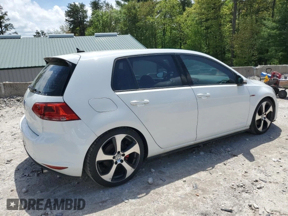 2017 Volkswagen GTI S с VIN 3VW4T7AU5HM004232, выставлен на аукционе Copart как лот 57154385 с пробегом 83 426 миль миль и Чистый • Clean title. История ставок и продаж доступна на DreamBid. Изображение 3.