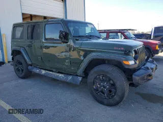 2021 Jeep Wrangler Unlimited Sahara Altitude z VIN 1C4HJXEN8MW736426, wystawiony jako Copart lot #50145245 z przebiegiem 30 938 mil mil oraz Szkoda całkowita • Salvage title. Historia ofert i sprzedaży dostępna na DreamBid. Obrazek 4.