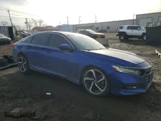 2019 Honda Accord Sedan Sport 1.5T with VIN 1HGCV1F32KA100119, listed as a Copart auction lot 45907395 with 77,765 mi miles and Salvage Title. Bid and sale history available at carsss.com. Image 4.