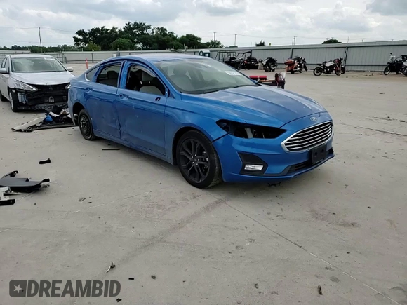2020 Ford Fusion SE with VIN 3FA6P0HDXLR226540, listed as a Copart auction lot 54552175 with 73,322 mi miles and Salvage Title. Bid and sale history available at carsss.com. Image 14.