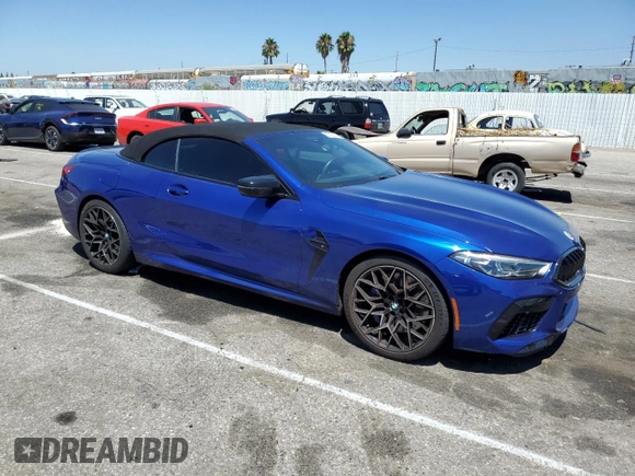 2020 BMW M8 Competition z VIN WBSDZ0C09LCD82160, wystawiony jako Copart lot #67402364 z przebiegiem 18 584 mil mil oraz Szkoda całkowita • Salvage title. Historia ofert i sprzedaży dostępna na DreamBid. Obrazek 4.