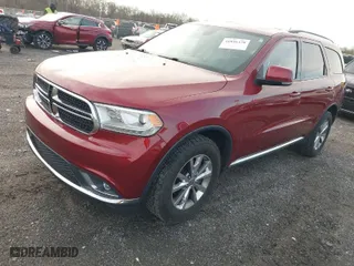 2014 Dodge Durango Limited with VIN 1C4RDJDG0EC461942, listed as a IAAI auction lot 41856478 with 120,883 mi miles. Bid and sale history available at carsss.com. Image 2.