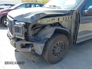 2018 Ford F-150 XL with VIN 1FTEW1EP6JFE00496, listed as a IAAI auction lot 42247235 with 76,858 mi miles and . Bid and sale history available at DreamBid. Image 6.