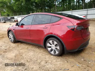 2024 Tesla Model Y Long Range with VIN 7SAYGDEE2RA269884, listed as a Copart auction lot 56937585 with 49,374 mi miles and Salvage title. Bid and sale history available at DreamBid. Image 2.