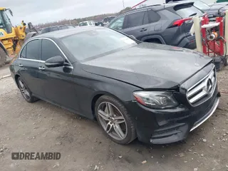 2018 Mercedes-Benz E-Class E 300 with VIN WDDZF4JB1JA454711, listed as a IAAI auction lot 41730604 with 127,985 mi miles. Bid and sale history available at carsss.com. Image 1.