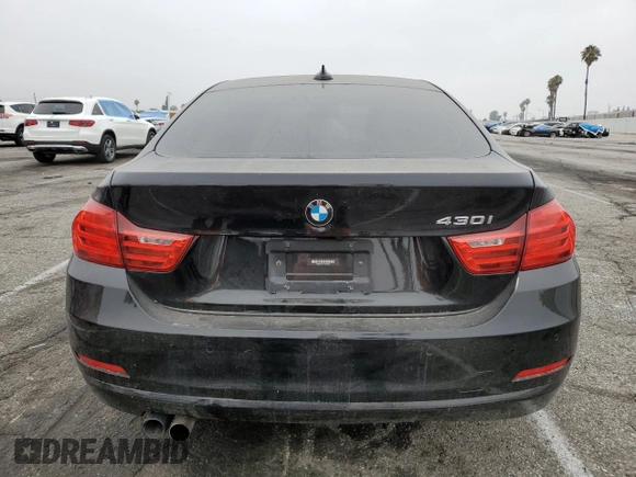 2017 BMW 4 Series 430i with VIN WBA4F7C53HG785999, listed as a Copart auction lot 64684865 with 54,277 mi miles and Clean title. Bid and sale history available at DreamBid. Image 6.