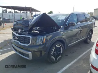 2023 Kia Telluride S with VIN 5XYP6DGC0PG334800, listed as a IAAI auction lot 42078611 with 27,486 mi miles and . Bid and sale history available at DreamBid. Image 17.