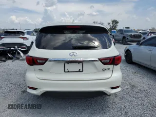 2020 Infiniti QX60 Pure with VIN 5N1DL0MM9LC520735, listed as a Copart auction lot 58567435 with 66,737 mi miles and Salvage title. Bid and sale history available at DreamBid. Image 6.