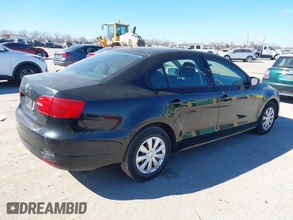2011 Volkswagen Jetta Sedan S with VIN 3VW2K7AJ9BM069057, listed as a IAAI auction lot 41656285 with 208,001 mi miles. Bid and sale history available at carsss.com. Image 4.