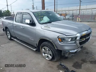 2020 Ram 1500 Big Horn with VIN 1C6RREBG3LN420726, listed as a IAAI auction lot 42427265 with 35,157 mi miles and . Bid and sale history available at DreamBid. Image 1.