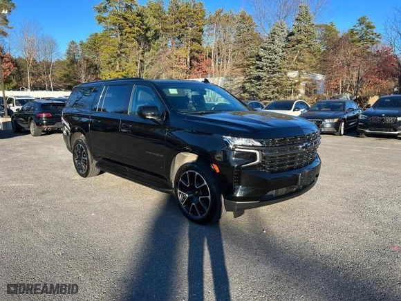 2021 Chevrolet Suburban RST with VIN 1GNSKEKD0MR457206, listed as a Copart auction lot 42366525 with 139,570 mi miles and Clean Title. Bid and sale history available at carsss.com. Image 1.