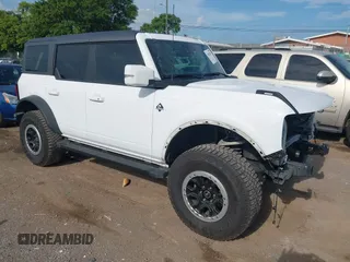 2023 Ford Bronco с VIN 1FMEE5DP2PLB01735, выставлен на аукционе IAAI как лот 42687705 с пробегом 40 284 миль миль и . История ставок и продаж доступна на DreamBid. Изображение 1.