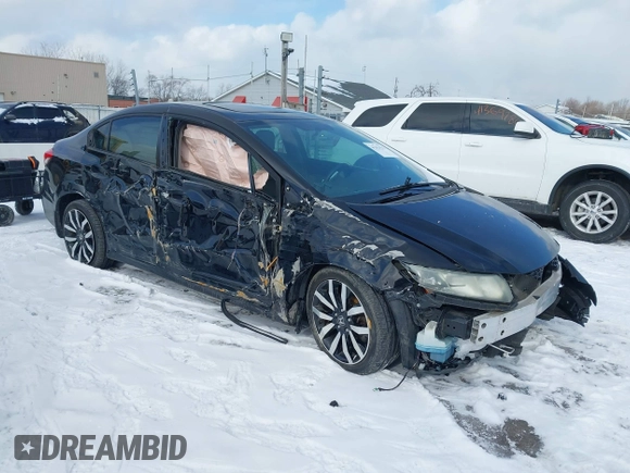 2015 Honda Civic EX-L with VIN 19XFB2F9XFE077383, listed as a IAAI auction lot 41353115 with Not Provided miles and . Bid and sale history available at DreamBid. Image 1.