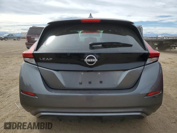 2023 Nissan LEAF S with VIN 1N4AZ1BV2PC554003, listed as a Copart auction lot 50589395 with 25,261 mi miles and Salvage Title. Bid and sale history available at DreamBid. Image 6.