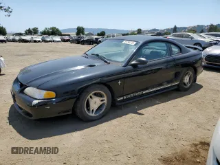 1997 Ford Mustang z VIN 1FALP4048VF172130, wystawiony jako Copart lot #59790275 z przebiegiem 125 336 mil mil oraz Szkoda całkowita • Salvage title. Historia ofert i sprzedaży dostępna na DreamBid. Obrazek 1.
