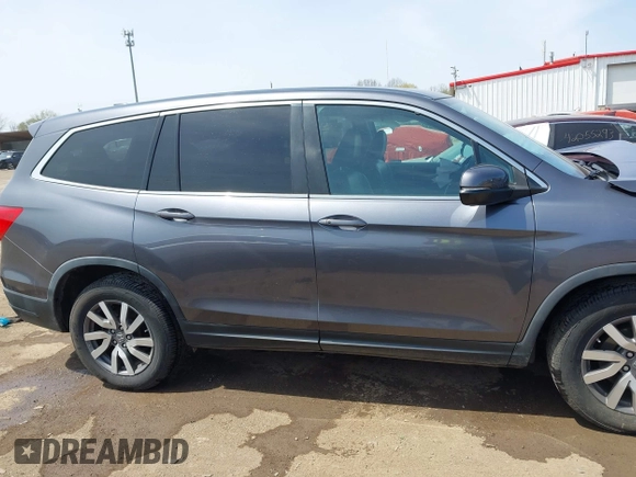 2019 Honda Pilot EX-L with VIN 5FNYF6H55KB082929, listed as a IAAI auction lot 42057611 with 93,532 mi miles and . Bid and sale history available at DreamBid. Image 13.