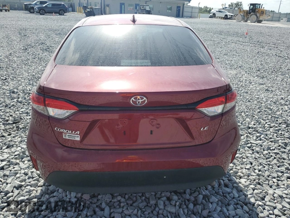 2024 Toyota Corolla LE with VIN 5YFB4MDE2RP157722, listed as a Copart auction lot 51903265 with 29,066 mi miles and Non repairable. Bid and sale history available at DreamBid. Image 6.