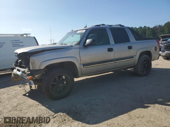 2005 Chevrolet Avalanche LS with VIN 3GNEC12ZX5G180404, listed as a Copart auction lot 71273834 with 0 mi miles and Salvage Title. Bid and sale history available at carsss.com. Image 1.