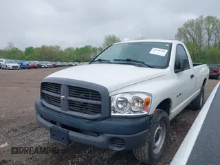 2008 Dodge 1500 ST with VIN 1D7HU16N08J232786, listed as a IAAI auction lot 41979484 with 54,165 mi miles. Bid and sale history available at carsss.com. Image 2.