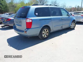 2007 Kia Sedona EX with VIN KNDMB233276158120, listed as a IAAI auction lot 42157778 with 222,920 mi miles. Bid and sale history available at carsss.com. Image 4.