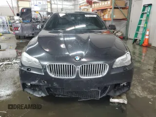 2013 BMW 5 Series 550i xDrive with VIN WBAFU9C59DDY70691, listed as a Copart auction lot 87702305 with 225,677 mi miles and Salvage Title. Bid and sale history available at carsss.com. Image 5.