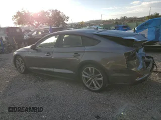 2019 Audi A5 Sportback Premium Plus with VIN WAUENCF50KA093849, listed as a Copart auction lot 41425774 with 28,416 mi miles. Bid and sale history available at carsss.com. Image 2.