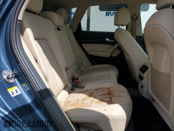 2018 Audi Q5 Premium Plus with VIN WA1BNAFY0J2010430, listed as a Copart auction lot 56914275 with Not provided miles and Salvage title. Bid and sale history available at DreamBid. Image 11.