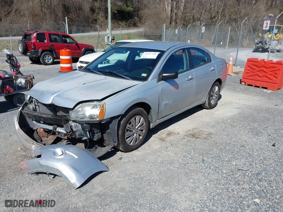 2008 Mitsubishi Galant ES with VIN 4A3AB36F28E019141, listed as a IAAI auction lot 41827566 with 156,269 mi miles. Bid and sale history available at carsss.com. Image 20.