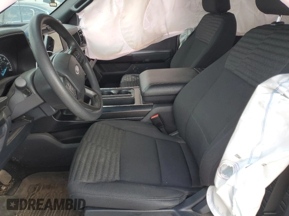 2023 Ford F-150 XL with VIN 1FTEW1CP4PKE60313, listed as a Copart auction lot 57642695 with 47,993 mi miles and Salvage title. Bid and sale history available at DreamBid. Image 7.