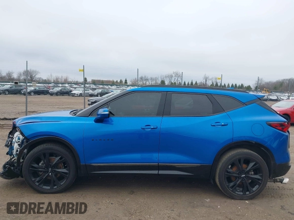 2021 Chevrolet Blazer RS with VIN 3GNKBKRS2MS517518, listed as a IAAI auction lot 42016670 with 68,429 mi miles and . Bid and sale history available at DreamBid. Image 14.