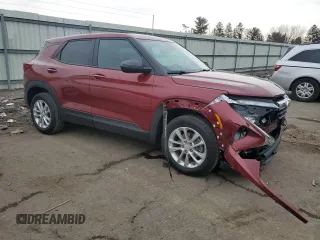 2024 Chevrolet TrailBlazer LS with VIN KL79MNSL9RB079327, listed as a Copart auction lot 46916855 with 4,807 mi miles and Salvage Title. Bid and sale history available at DreamBid. Image 4.