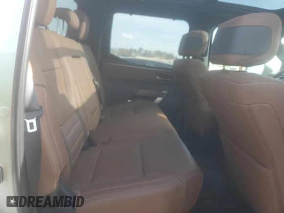 2024 Toyota Tundra 1794 Edition with VIN 5TFMA5DBXRX167302, listed as a Copart auction lot 49960245 with 13,158 mi miles and Salvage title. Bid and sale history available at DreamBid. Image 10.