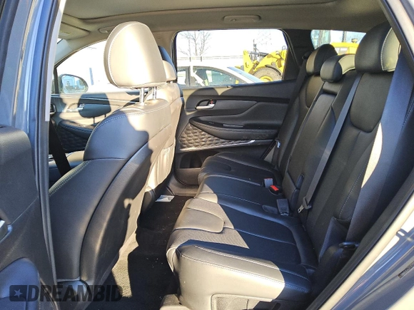 2023 Hyundai Santa Fe Hybrid SEL Premium with VIN 5NMS3DA12PH014815, listed as a Copart auction lot 87595635 with 0 mi miles and Salvage Title. Bid and sale history available at carsss.com. Image 6.