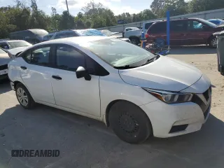 2021 Nissan Versa S with VIN 3N1CN8DV2ML859525, listed as a Copart auction lot 77190984 with 266,924 mi miles and Salvage title. Bid and sale history available at DreamBid. Image 4.