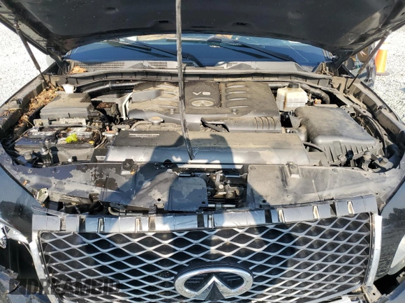 2017 Infiniti QX80 Signature Edition with VIN JN8AZ2NE3H9158323, listed as a Copart auction lot 59137865 with 150,849 mi miles and Salvage title. Bid and sale history available at DreamBid. Image 12.