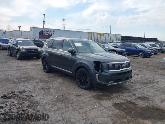 2020 Kia Telluride SX with VIN 5XYP5DHC8LG025376, listed as a IAAI auction lot 41832635 with 40,991 mi miles and . Bid and sale history available at DreamBid. Image 1.