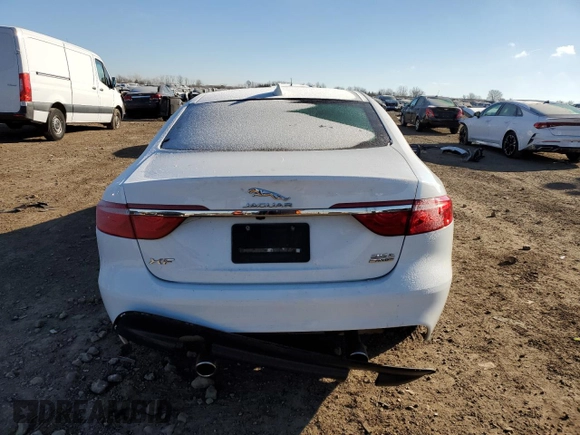 2017 Jaguar XF 35t Premium with VIN SAJBJ4BV1HCY30830, listed as a Copart auction lot 83018134 with 86,534 mi miles and Salvage Title. Bid and sale history available at carsss.com. Image 6.