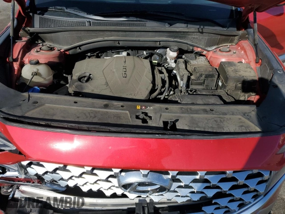 2021 Hyundai Santa Fe SEL z VIN 5NMS24AJ8MH332761, wystawiony jako Copart lot #56950795 z przebiegiem 68 391 mil mil oraz Szkoda całkowita • Salvage title. Historia ofert i sprzedaży dostępna na DreamBid. Obrazek 12.