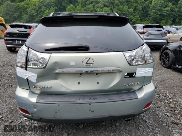 2005 Lexus RX 330 with VIN 2T2HA31U95C075548, listed as a Copart auction lot 78391664 with 59,145 mi miles and Salvage Title. Bid and sale history available at carsss.com. Image 6.