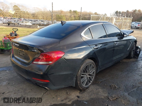 2019 Genesis G70 Advanced with VIN KMTG64LA7KU027220, listed as a IAAI auction lot 41133708 with 50,987 mi miles and . Bid and sale history available at DreamBid. Image 4.