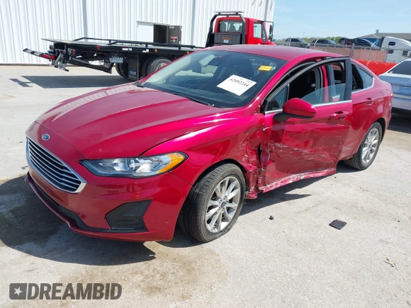 2020 Ford Fusion SE z VIN 3FA6P0HD8LR104422, wystawiony jako IAAI lot #42092244 z przebiegiem 55 438 mil mil oraz . Historia ofert i sprzedaży dostępna na DreamBid. Obrazek 2.