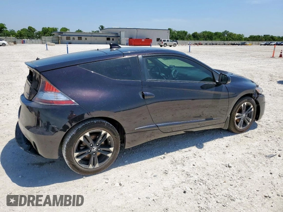 2015 Honda CR-Z EX with VIN JHMZF1D6XFS001159, listed as a Copart auction lot 57032225 with 59,903 mi miles and Salvage title. Bid and sale history available at DreamBid. Image 3.