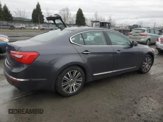 2014 Kia Cadenza Premium with VIN KNALN4D75E5125385, listed as a Copart auction lot 43601965 with 179,878 mi miles and Clean Title. Bid and sale history available at carsss.com. Image 3.