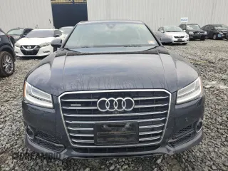 2018 Audi A8 with VIN WAU44AFD0JN000152, listed as a Copart auction lot 62844254 with 47,325 mi miles and Salvage title. Bid and sale history available at DreamBid. Image 5.