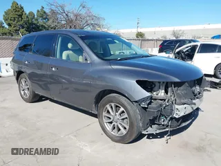 2015 Nissan Pathfinder SV z VIN 5N1AR2MN7FC634047, wystawiony jako IAAI lot #41678376 z przebiegiem 151 580 mil mil oraz . Historia ofert i sprzedaży dostępna na DreamBid. Obrazek 1.