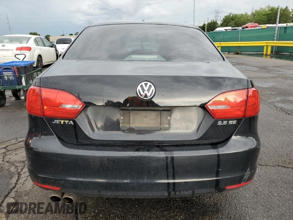 2011 Volkswagen Jetta SE with VIN 3VWDX7AJ0BM330408, listed as a Copart auction lot 61417785 with 152,588 mi miles and Salvage title. Bid and sale history available at DreamBid. Image 6.